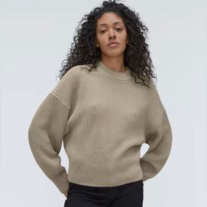 Everlane The Texture Cotton Crew neck sweater